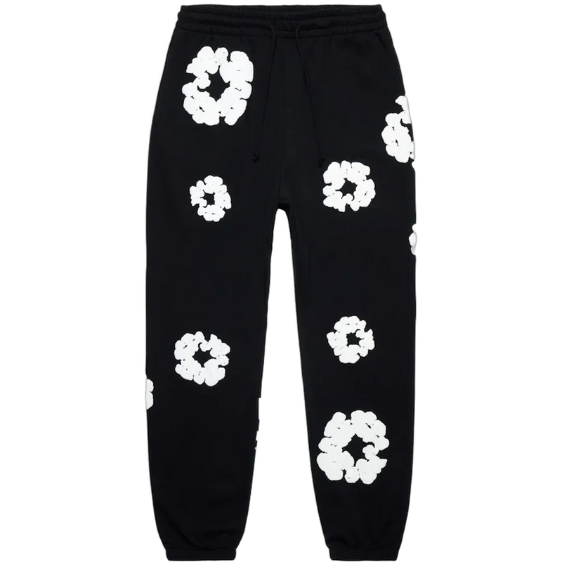 Denim Tears The Cotton Wreath Sweatpants Black