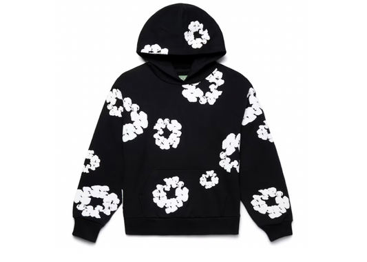 Denim Tears The Cotton Wreath Sweatshirt Black (9864978628935)