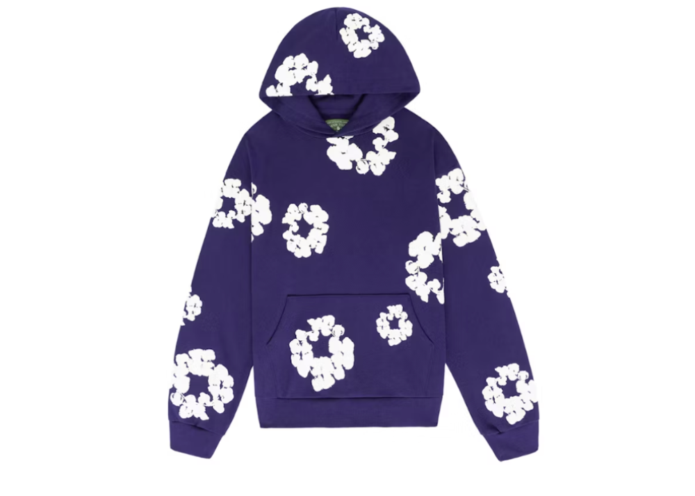 Denim Tears The Cotton Wreath Sweatshirt Purple (9864978170183)