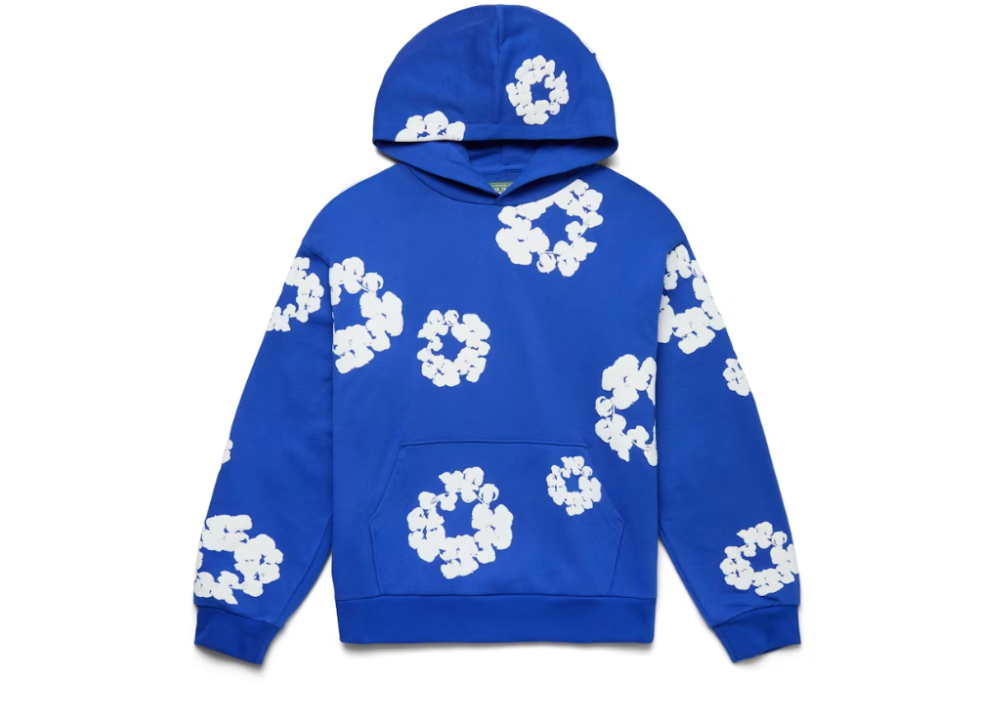 Denim Tears The Cotton Wreath Sweatshirt Royal Blue (9864980922695)