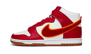 Dunk High Chenille Swoosh White Gym Red (6771154256199)