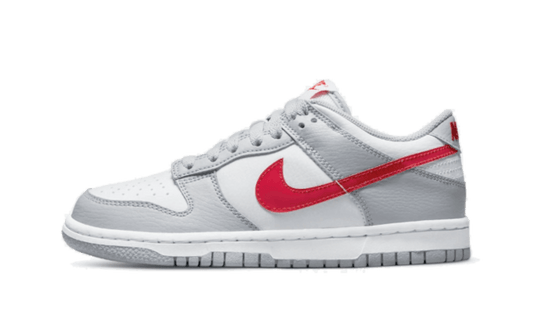 Dunk Low White Gray Red