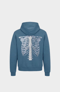 Sweat Zip Skeleton 3D BLUE