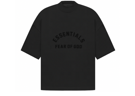 Fear Of God Essentials Arch Logo Tee Jet Black (9865146564935)