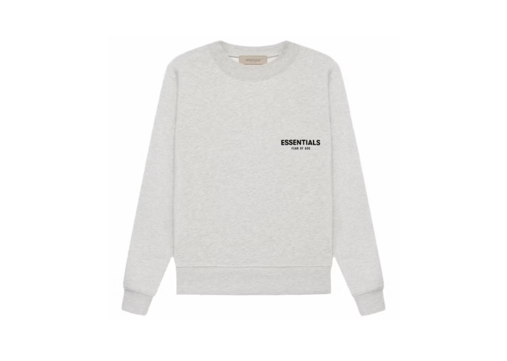 Fear Of God Essentials Crewneck Light Oatmeal (9868296913223)