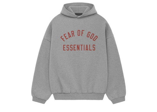 Fear Of God Essentials Fleece Hoodie Dark Heather (9864967979335)