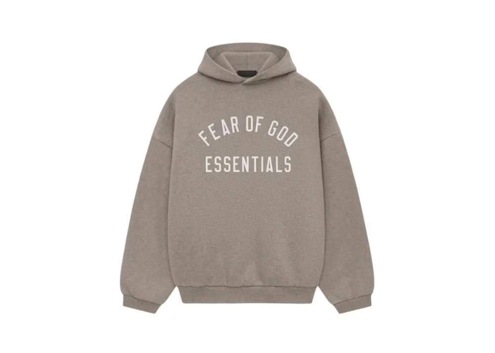 Fear Of God Essentials Fleece Hoodie Heather Gray (10004603765063)