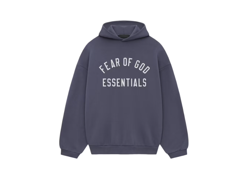 Fear Of God Essentials Fleece Hoodie Marine (10004603666759)