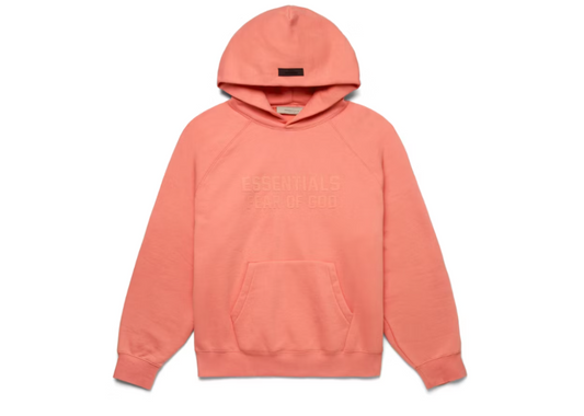 Fear Of God Essentials Hoodie Coral (9864878260551)