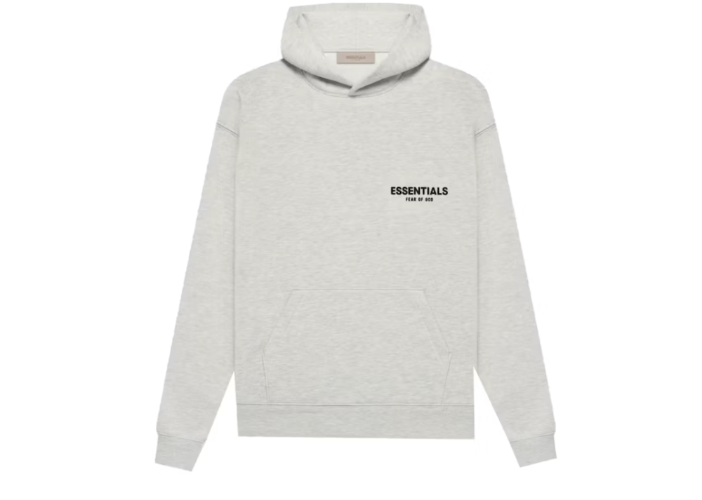 Fear Of God Essentials Hoodie Light Oatmeal (9865147285831)