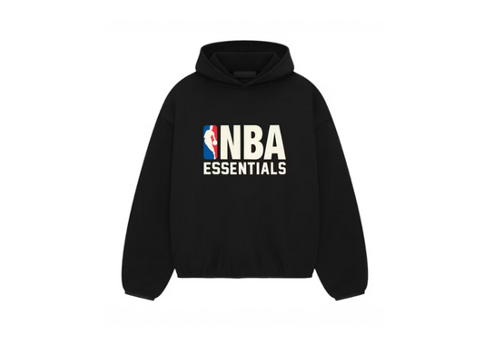 Fear Of God Essentials NBA Hoodie Black (9868302188871)