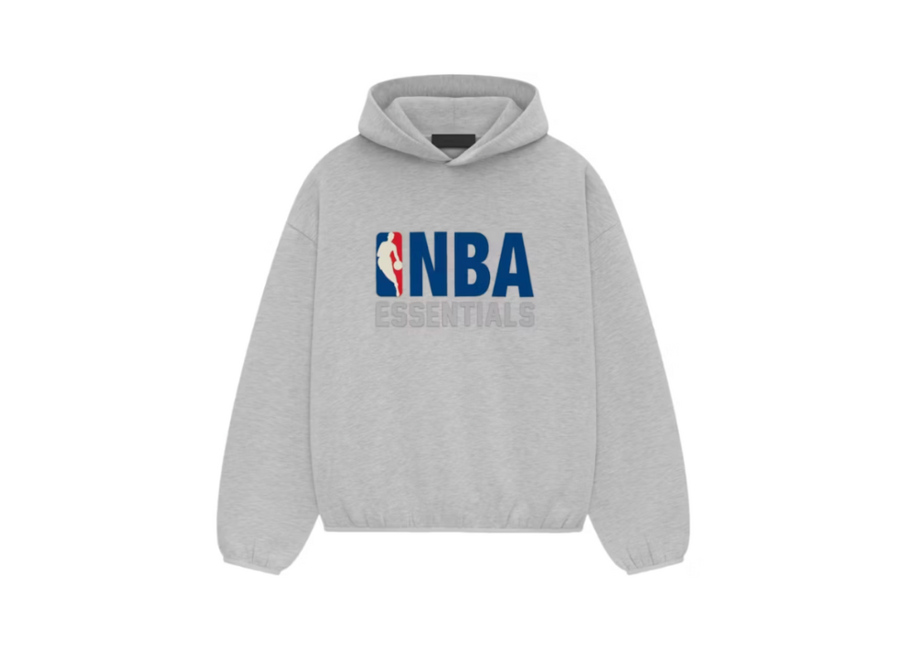 Fear Of God Essentials NBA Hoodie Light Heather (9868302156103)