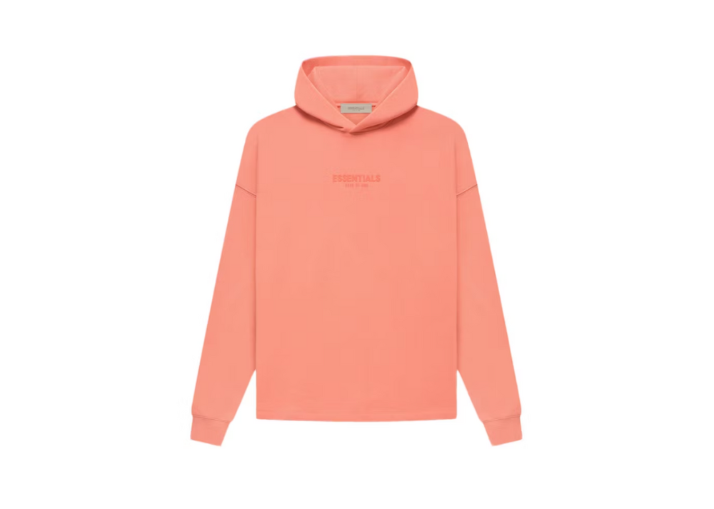 Fear Of God Essentials Relaxed Hoodie Coral (9868297601351)