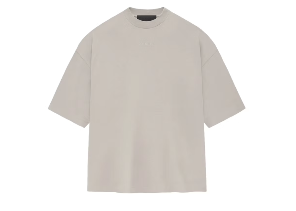 Fear Of God Essentials Tee Silver Cloud (9864966046023)