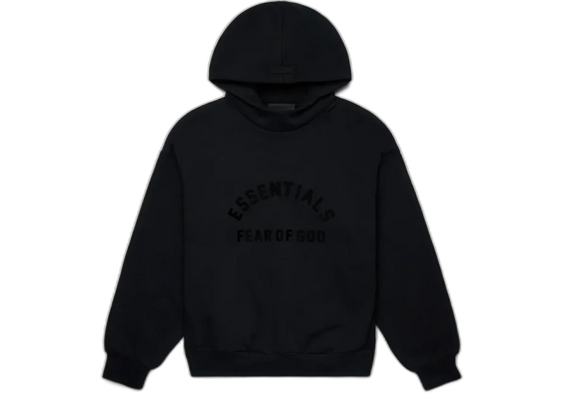 Fear of God Essentials Hoodie Arch Logo Jet Black