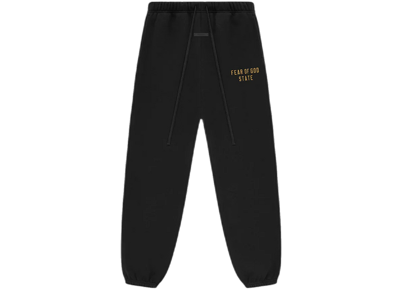 Fear of God Essentials Sweatpants Fleece Black Gold