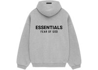 Fear of God Essentials Hoodie Polaire Gris Chiné Clair