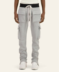 PANTALON CARGO FP JOGGING - GRIS CHINÉ