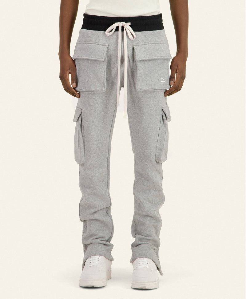 PANTALON CARGO FP JOGGING - GRIS CHINÉ