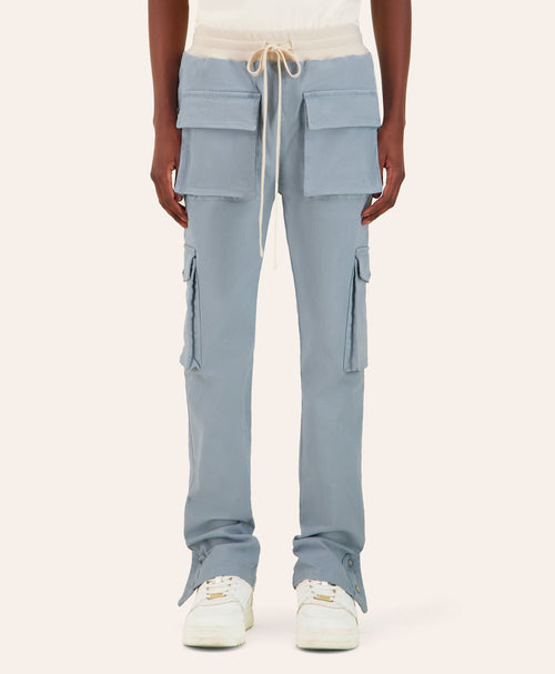 PANTALON CARGO FP - BLEU CLAIR