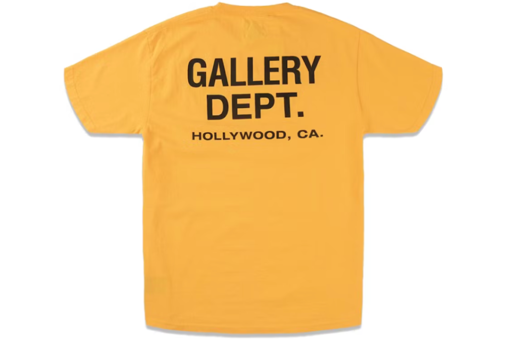 Gallery Dept. Vintage Souvenir T-Shirt Yellow (9865146040647)