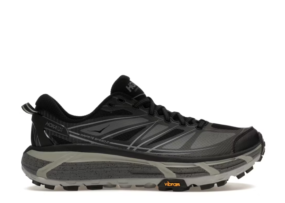 Hoka One One Mafate Speed 2 Black Castlerock (9864910176583)