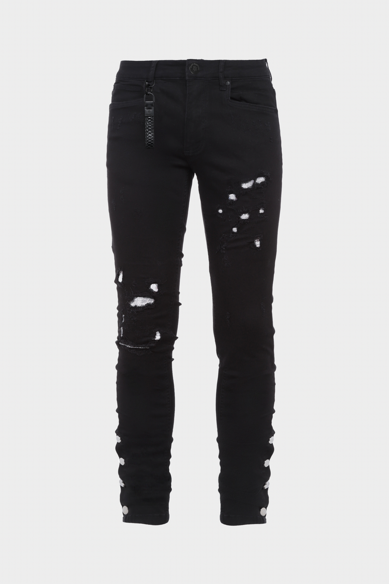 Jeans skared Black / Silver