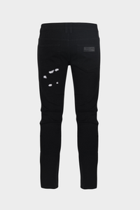 JEANS SKARED BLACK / SILVER