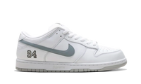 Nike SB Dunk Low Supreme 94 White Metallic Silver