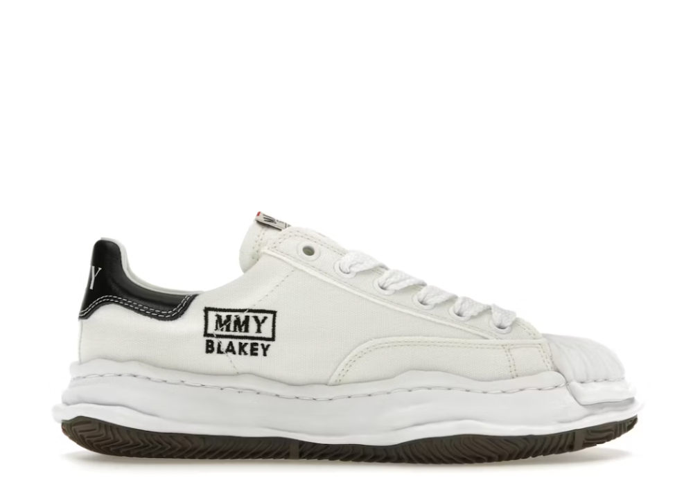 Maison Mihara Yasuhiro Blakey OG Sole Canvas Low White (9864844247367)