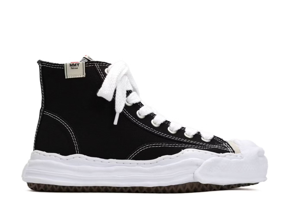 Maison Mihara Yasuhiro Hank OG Sole Canvas Hi Black White (9864861974855)