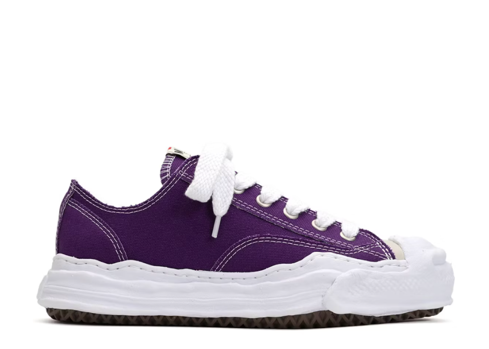 Maison Mihara Yasuhiro Hank OG Sole Canvas Low Purple (9864904933703)