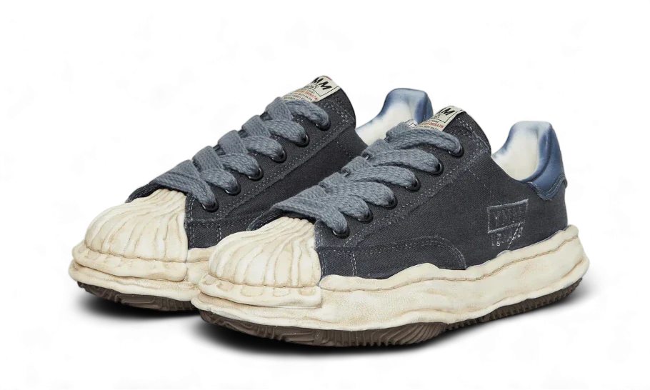 Blakey OG Sole Over-Dyed Canvas Low Navy (9257400009031)