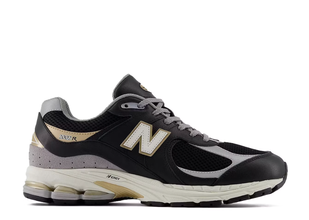 New Balance 2002R Black Sea Salt Gold Metallic (9864922431815)