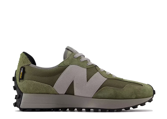 New Balance 327 Cordura Dark Olivine (9864843493703)