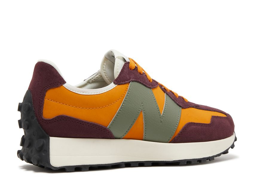 New Balance 327 Madras Orange Burgundy (9865030402375)