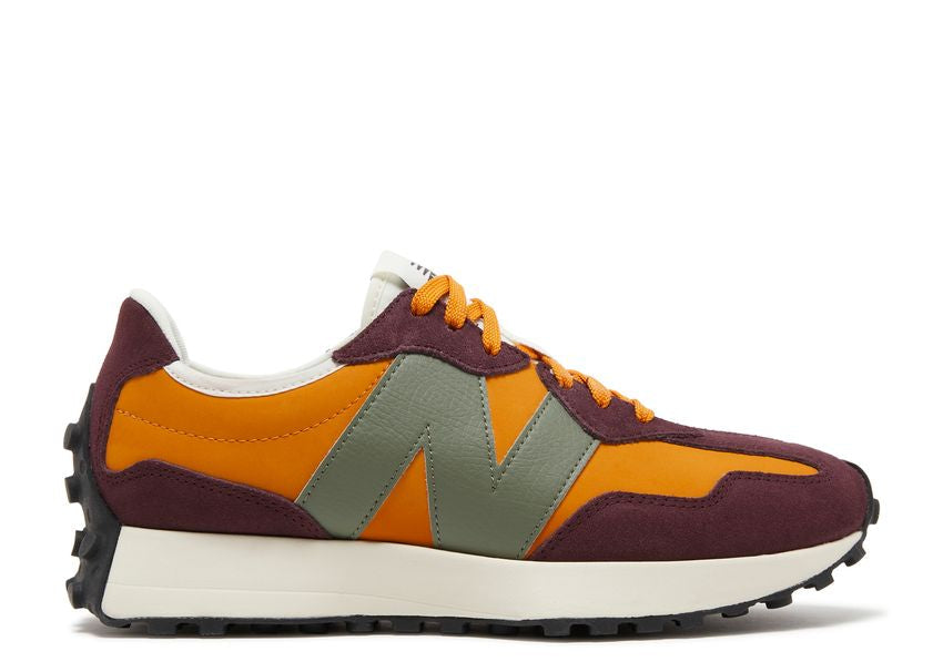 New Balance 327 Madras Orange Burgundy (9865030402375)