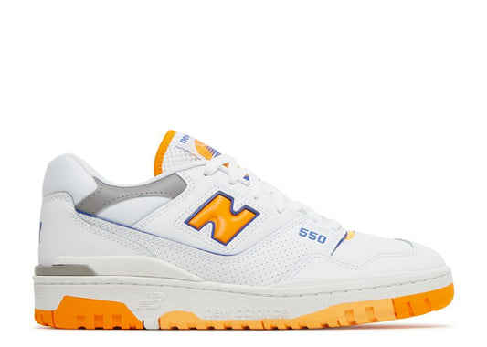 New Balance 550 White Vibrant Orange (9864927707463)