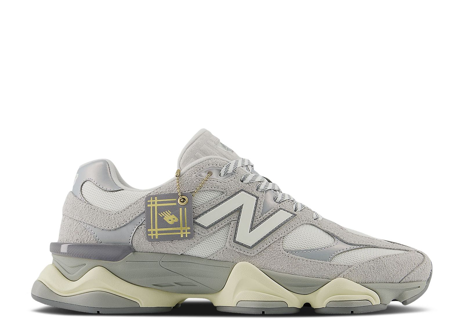 New Balance 9060 Light Grey White (9868320309575)