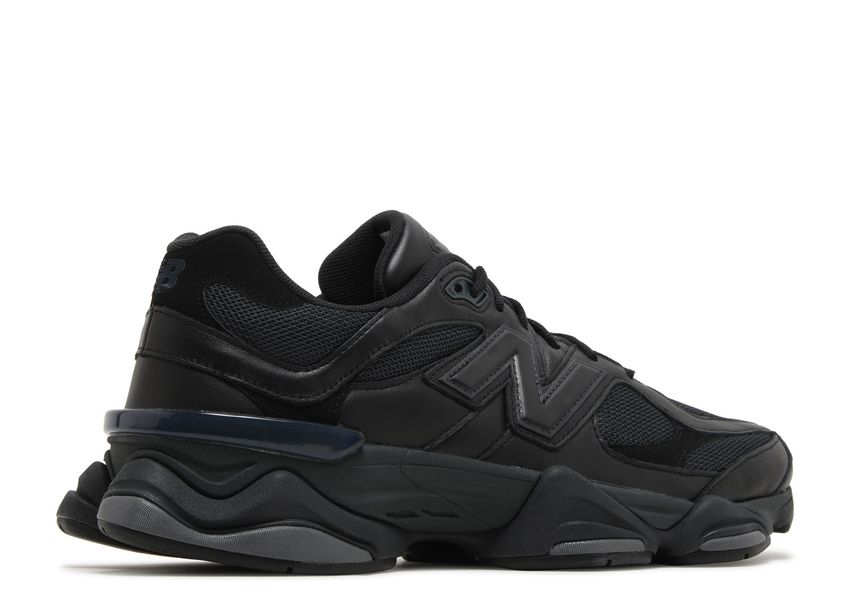 New Balance 9060 Triple Black Leather (9865481748807)