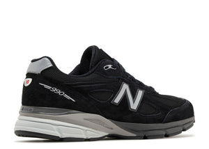 New Balance 990v4 MiUSA Black Silver (9916806594887)