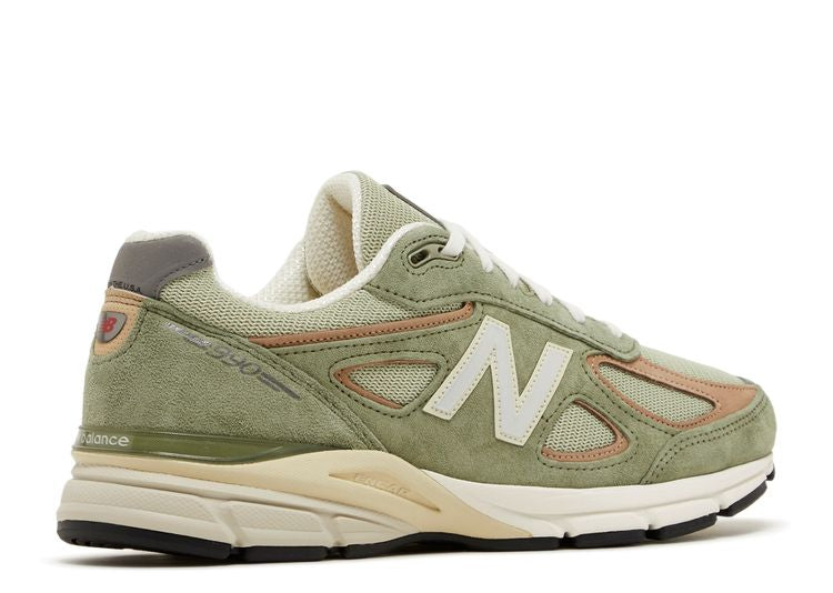 New Balance 990v4 MiUSA Teddy Santis Olive Incense (9864909455687)