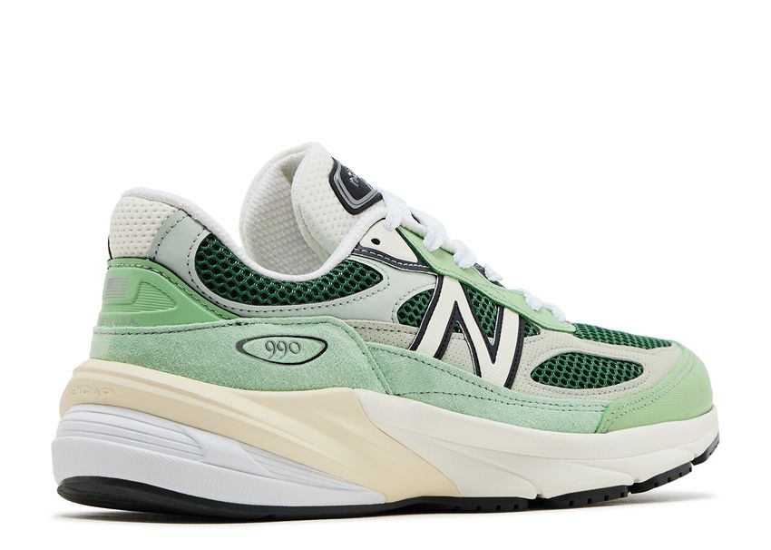 New Balance 990v6 MiUSA Avocado Natural Mint (10224325919047)