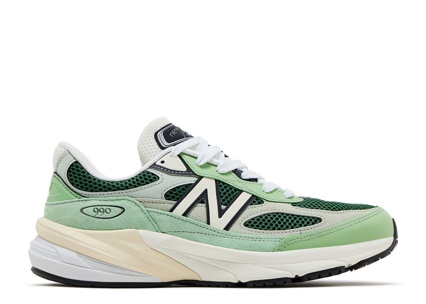 New Balance 990v6 MiUSA Avocado Natural Mint (10224325919047)