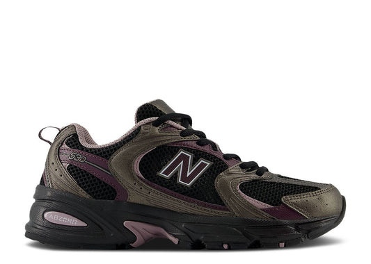 New Balance 530 Black Metallic Plum Brown (10224319299911)