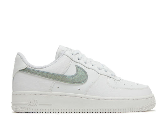 Nike Air Force 1 Low White Gold Glitter Swoosh (9864784052551)