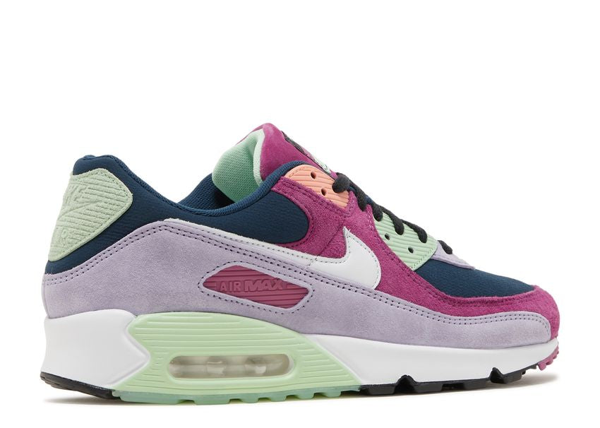 Nike Air Max 90 NRG Light Bordeaux Armory Navy (9865023258951)