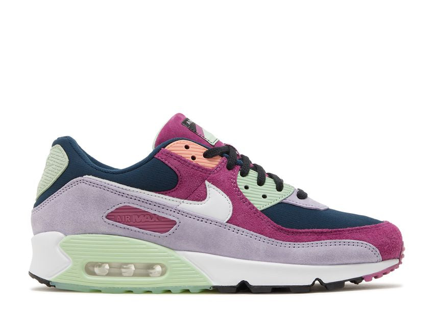 Nike Air Max 90 NRG Light Bordeaux Armory Navy (9865023258951)