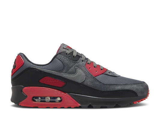 Nike Air Max 90 Smoke Grey Fire Red (9864844607815)