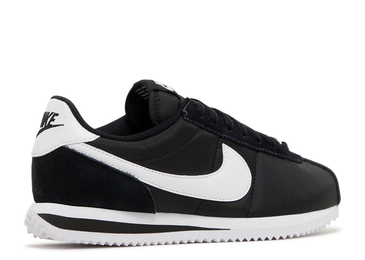 Nike Cortez Nylon Black White (9868334694727)